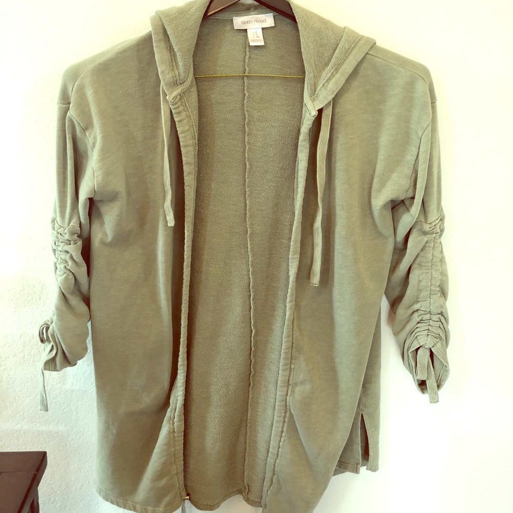 Motherhood Maternity Army Green Sweatshirt